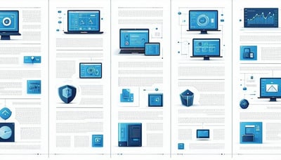 Newsletter illustration showing automated sales systems